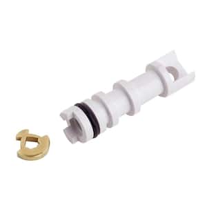 Temptrol Brass and Plastic Diverter/Volume Spindle Kit in Retail Packaging