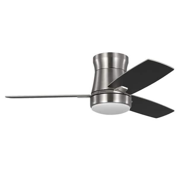 Hampton Bay FAN 新品未使用　42インチシーリングファン Hampton Bay Bellport 42 in. Brushed Nickel Flush Mount Standard