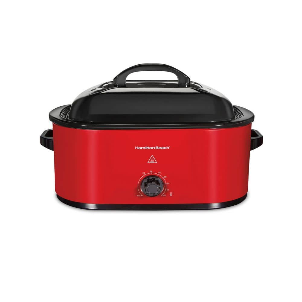 Hamilton Beach 22 Qt. Red Roaster Oven 32235 The Home Depot