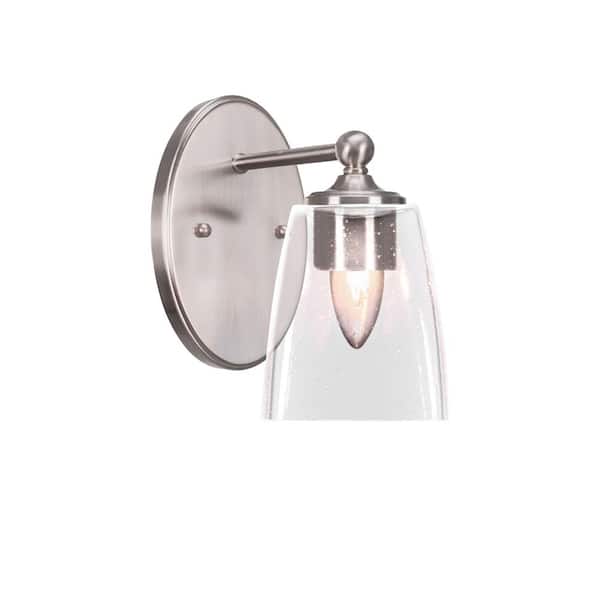 Unbranded Royale 1-Light Brushed Nickel Wall Sconce
