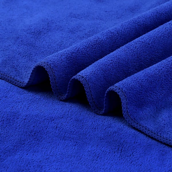 Microterry Car Wash Towels (Navy Cotton)