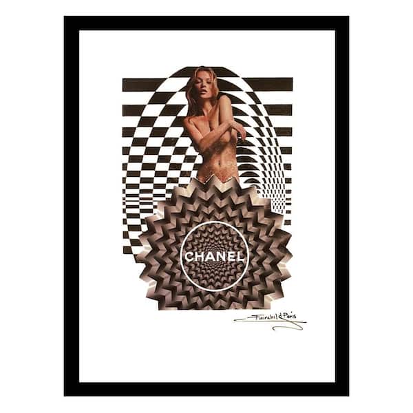 VENICE BEACH Collections Kate Moss Designer Fashion Vintage by Fairchild Paris 1-Piece Framed Graphic Print Abstract 18 in. x 14 in.