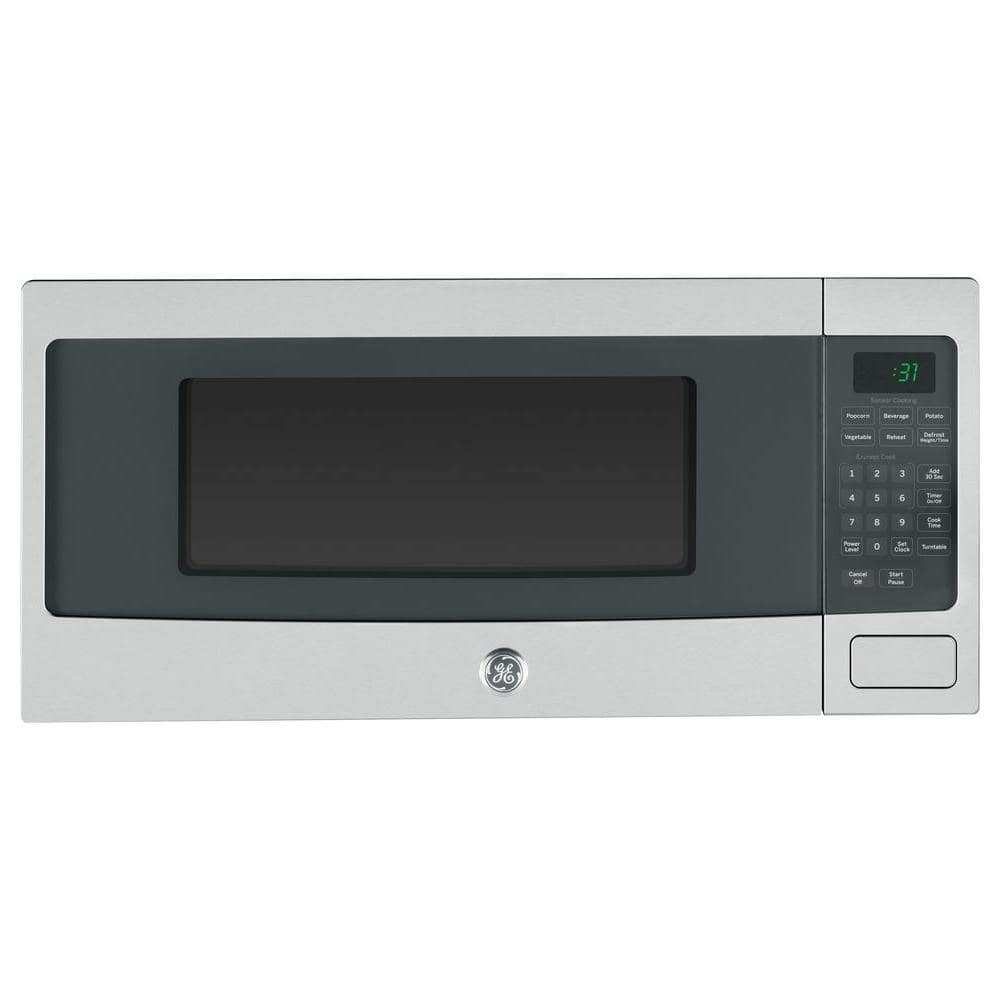 Profile 1.1 cu. ft. Countertop Microwave in Stainless Steel with Sensor Cooking