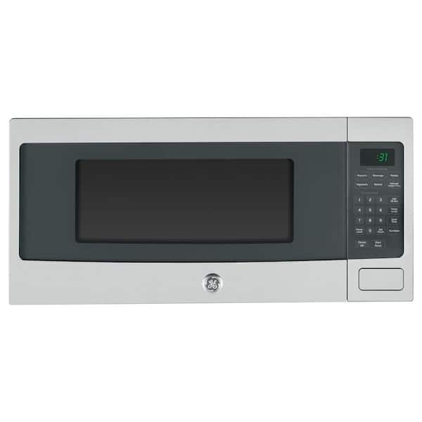 GE Profile 1.1 cu. ft. Countertop Microwave in Stainless Steel with Sensor Cooking