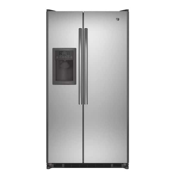 GE 24.7 cu. ft. Side by Side Refrigerator in Stainless Steel