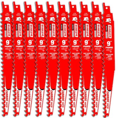 Dewalt Elite Series 6" 6 TPI Carbide Tip Demolition Reciprocating Saw Blade 1-Pack