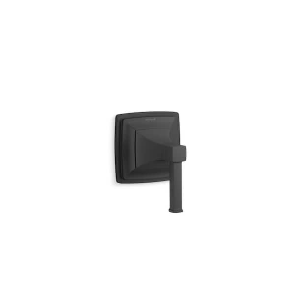 KOHLER Riff 1-Handle Transfer Valve Trim in Matte Black (Valve Not Included)