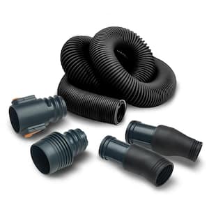 10 ft. Dust Collection Vacuum Hose Kit for Wood Working Wet/Dry Work Shop Vacuums, Power Tools, Miter Saw and Table Saw