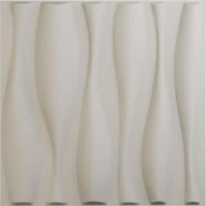 19 5/8 in. x 19 5/8 in. Fairfax EnduraWall Decorative 3D Wall Panel, Satin Blossom White (12-Pack for 32.04 Sq. Ft.)