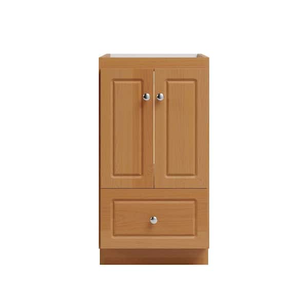 Simplicity by Strasser Ultraline 18 in. W x 21 in. D x 34.5 in. H Bath Vanity Cabinet without Top in Natural Alder