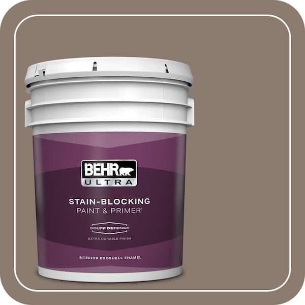 BEHR ULTRA 5 gal. #T18-07 Road Less Travelled Extra Durable Eggshell Enamel Interior Paint & Primer