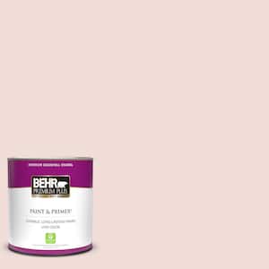 1 qt. #BIC-05 Shabby Chic Pink Eggshell Enamel Low Odor Interior Paint & Primer
