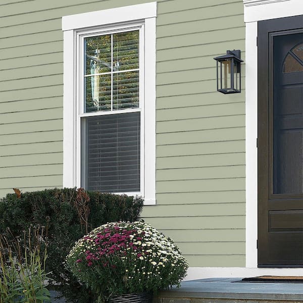 Glidden Premium 1 gal. PPG1030-3 Mellow Mood Flat Exterior