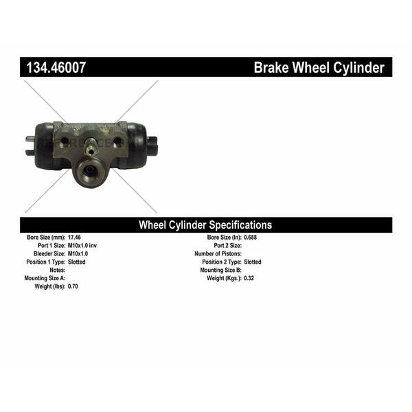 Centric Parts Drum Brake Wheel Cylinder