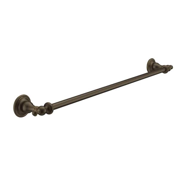 JACUZZI Barrea 24 in. Wall Mount Towel Bar in Olive Bronze PK03845