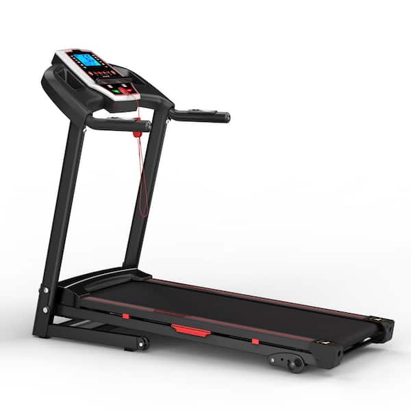 3.5 HP 8.5 MPH Quiet Portable Folding Electric Treadmill with Incline, 12 Preset Programs and APP Control