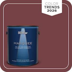 1 gal. #MQ1-15 Rumors One-Coat Hide Satin Enamel Interior Paint & Primer