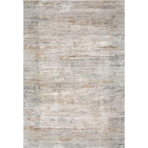 Renaissance 2 ft. X 3 ft. 11 in. Ivory/Multi Abstract Indoor/Outdoor Area Rug