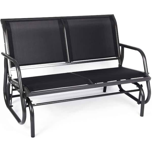 Movisa 2-Persons Seating Metal Outdoor Glider