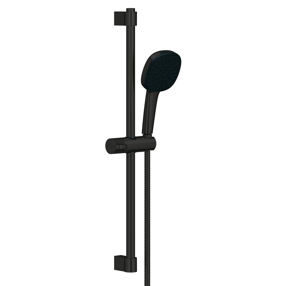 Tempesta Square 110 24 in. Shower Rail Set 3-Spray 1.75 GPM in Matte Black price history on PriceWatchPro