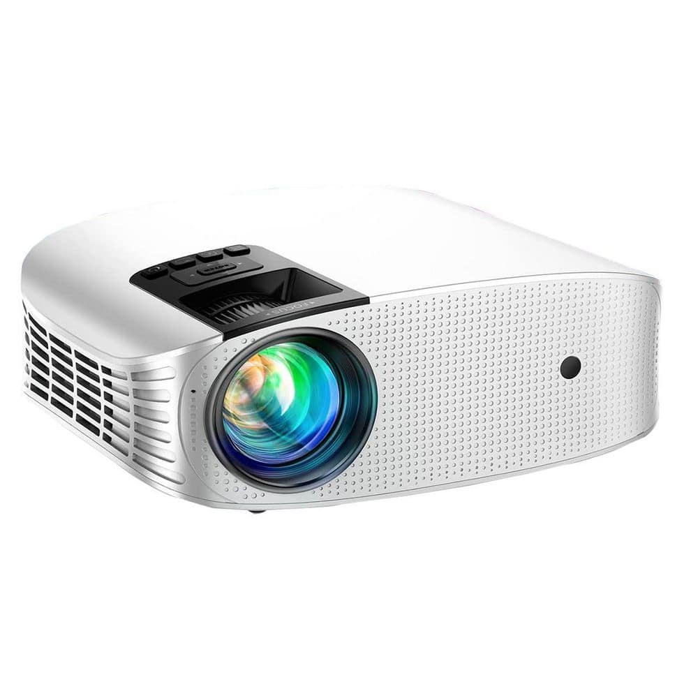 Lukyamzn 1920 x 1080 4K Projector with WiFi, Bluetooth and Dolby