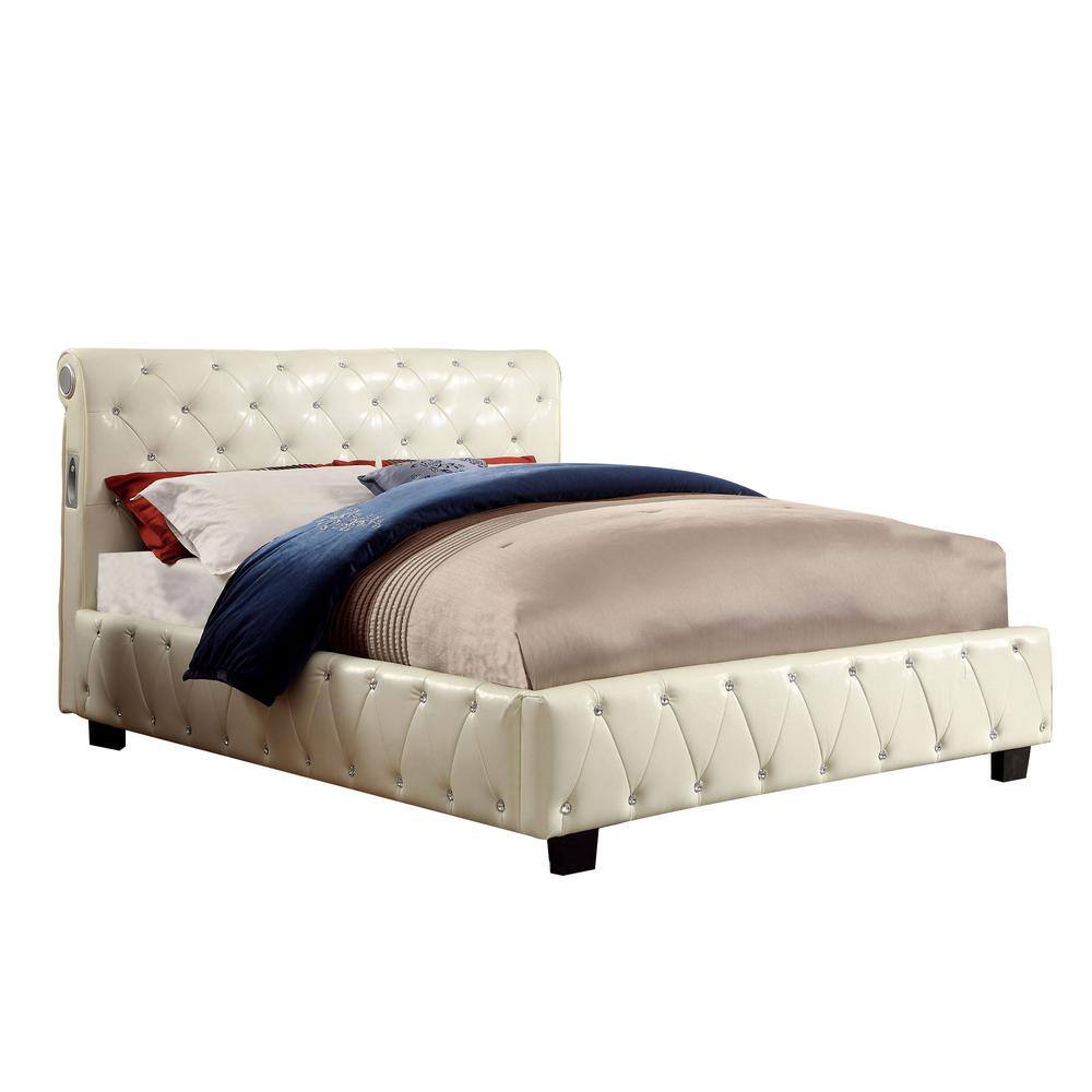 William's Home Furnishing Juilliard Ivory Full Size Bed-CM7056IV-F-BED ...