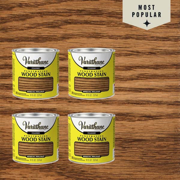 Varathane 8 oz. Special Walnut Classic Wood Interior Stain (4-Pack)