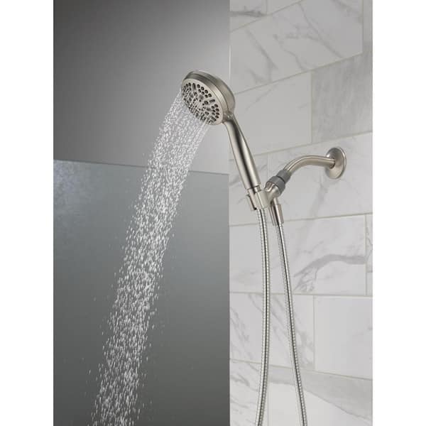 6-Setting Hand Shower with Cleaning Spray in Spotshield Brushed Nickel  75720SN