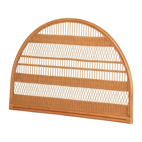 South Shore Balka Beige Finish Queen size Headboard Horizontal Lines