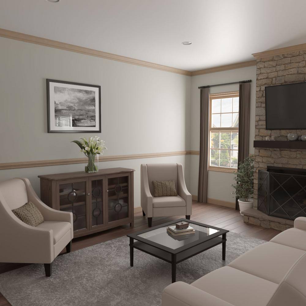 Alder Solid Wood Chair Rail Moulding 96" Length