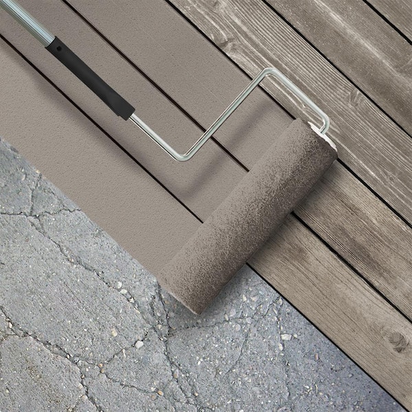 1 gal. #PFC-73 Pebbled Path Textured Low-Lustre Enamel Interior/Exterior Porch and Patio Anti-Slip Floor Paint