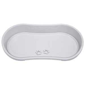 21 in. x 10.5 in. Non Skid Pet Bowl Tray