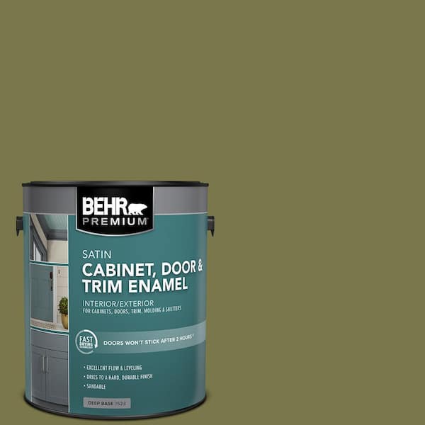 1 gal. #S340-7A Garnish Satin Enamel Interior/Exterior Cabinet, Door & Trim Paint