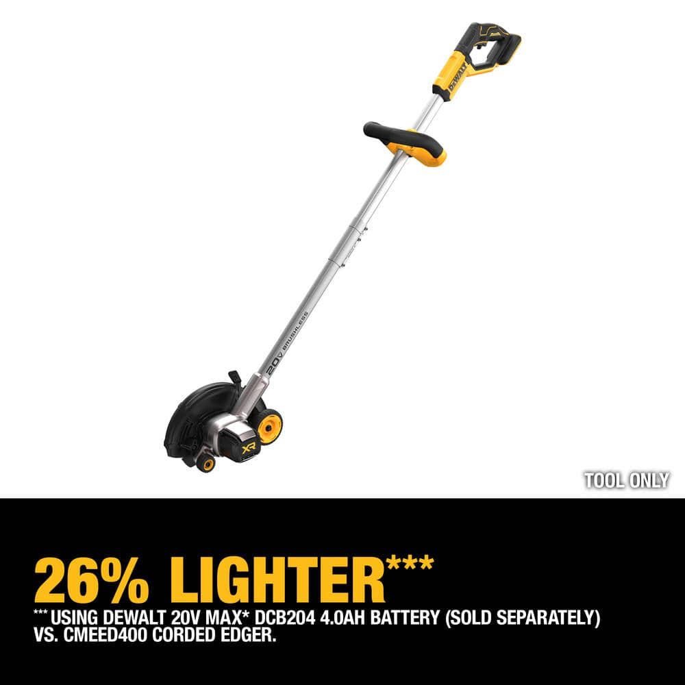 DEWALT 20V MAX 7.5 in. Cordless Battery Powered Lawn Edger (Tool Only) DCED400B
