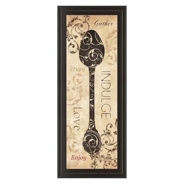 Classy Art 18 in. x 42 in. "Indulge" by Dee Dee Framed Printed Wall Art