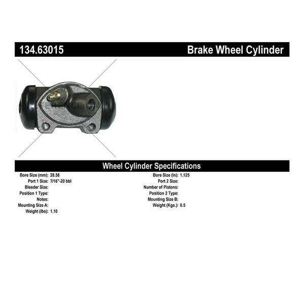 Centric Parts Drum Brake Wheel Cylinder