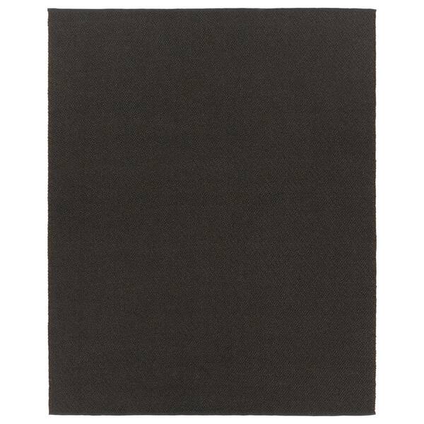 Jaipur Living Sena 4 ft. x 6 ft. Black/Dark Brown Solid Handmade Indoor ...