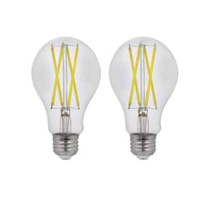 100-Watt Equivalent A21 Dimmable Filament CEC 90+ CRI E26 Medium Base LED Light Bulb, Daylight 5000K (2-Pack)