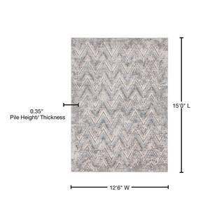 Austin Gemology Harvest 12 ft. 6 in. x 15 ft. Oversize Area Rug