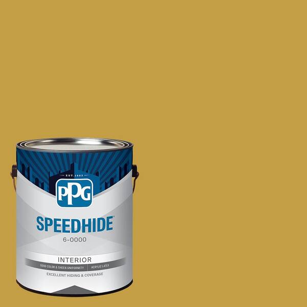 1 gal. PPG1107-7 Golden Field Semi-Gloss Interior Paint