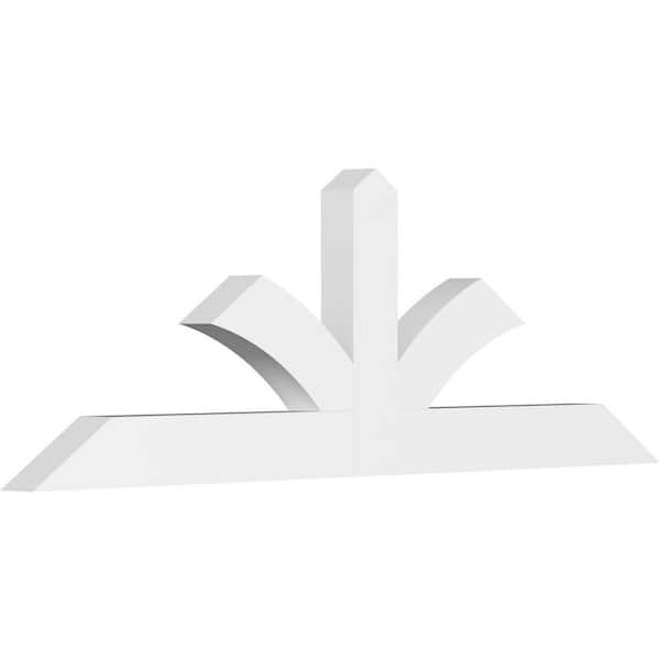 Ekena Millwork Richland 84 in. W x 28 in. H x 4 in. D Signature Polyurethane Bracket