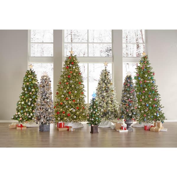 Home Decorators Collection 9 ft Elegant Grand Fir LED Pre-Lit Artificial Christmas  Tree with Timer with 3000 Warm White Lights W14N0139 - The Home Depot