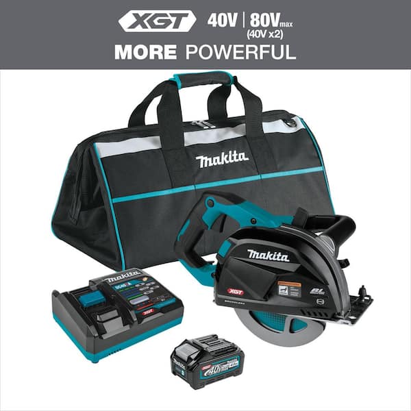 40V max XGT Brushless Cordless 7-1/4 in. Metal Cutting Saw Kit, with Electric Brake and Chip Collector 4.0Ah