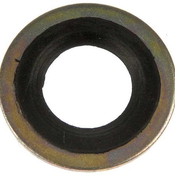 Autograde Metal/Rubber Drain Plug Gasket, Fits 1/2Do, 9/16, M14