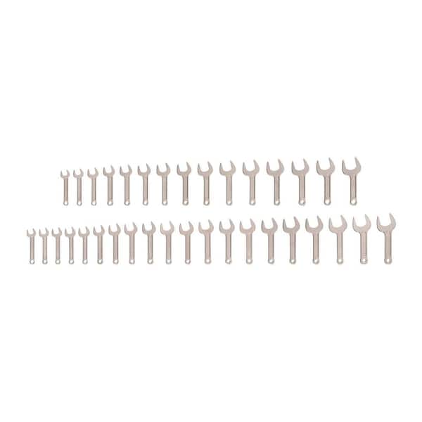3/4-1-5/8 in., 19-38 mm Service Wrench Set (35-Piece)