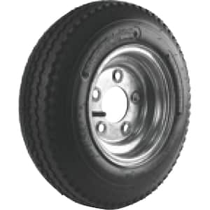 480-8 K371 590 lb. Load Capacity Galvanized 8 in. Bias Tire and Wheel Assembly
