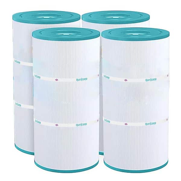 Hurricane 7 in. Dia Pool Filter Cartridge for Pleatco, Unicel, 4-Pack