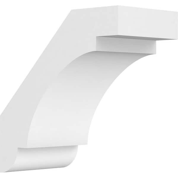 Ekena Millwork 5"W x 10"D x 10"H Standard Aspen Architectural Grade PVC Knee Brace