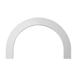 48 in. Inside Width x 28 in. Inside Height x 1 in. Polyurethane Half Round Arch Flat Trim
