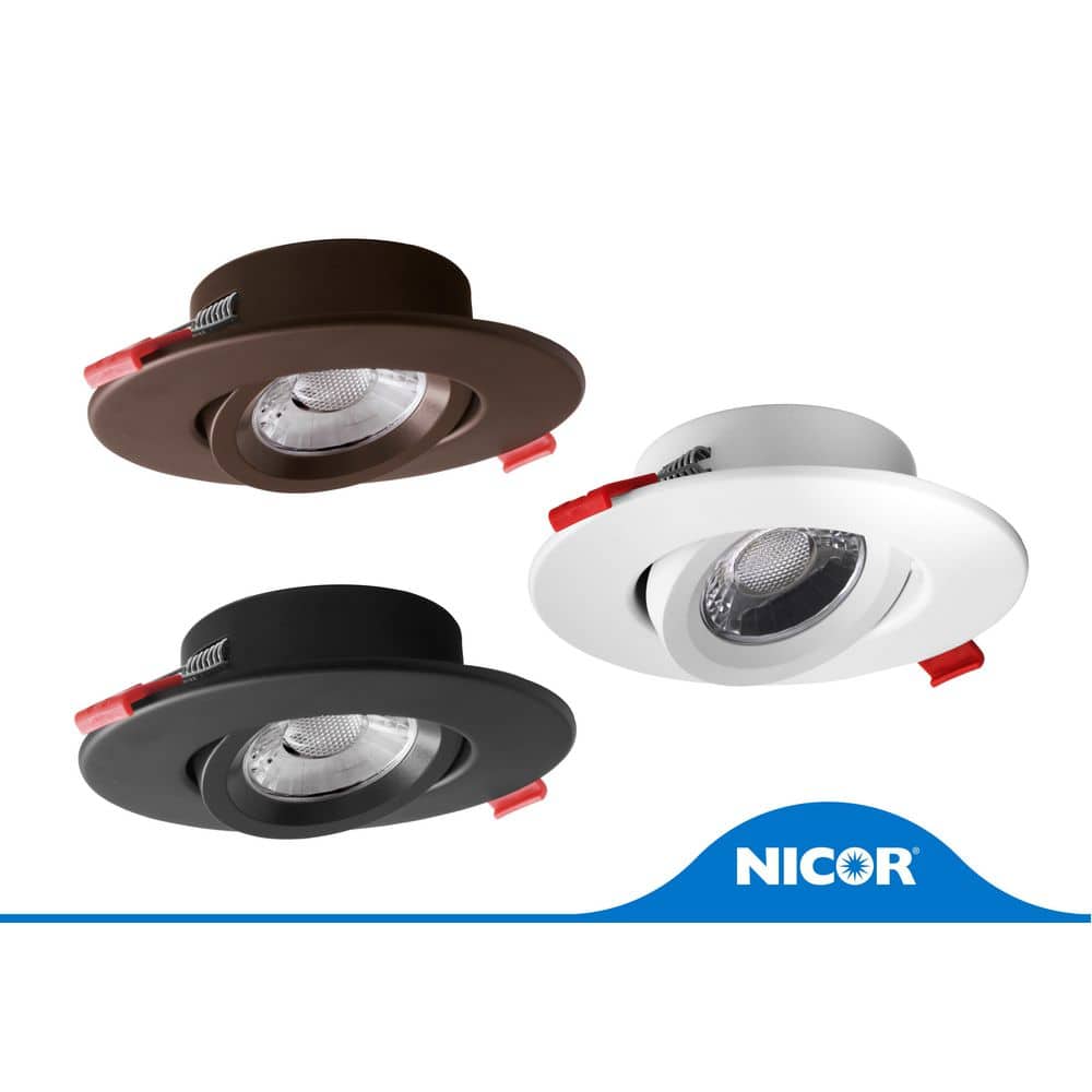 4-Inch Oil-Rubbed Bronze Adjustable LED Recessed Downlight